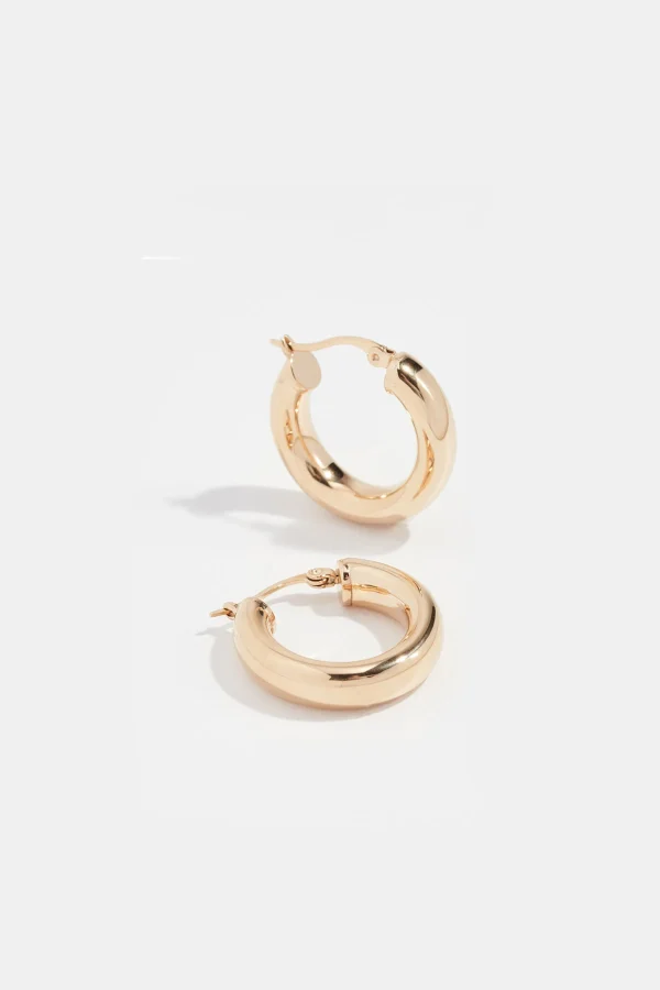 livraison la plus rapide Banana Moon Boucles D’oreilles Petites Créoles Or DOMINIQUE HOOP Sashi® 1