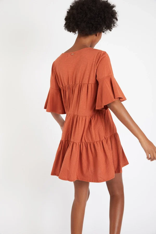 mode Banana Moon Robe Courte Ample Marron Kimi Peachy 5