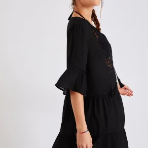soldes pas cher Banana Moon Tunique De Plage Noire Louise Salty 10