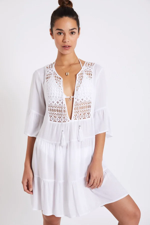 bas prix Banana Moon Tunique De Plage Blanche Louise Salty 1