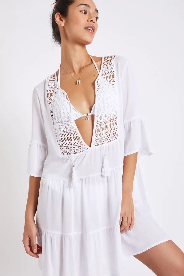 bas prix Banana Moon Tunique De Plage Blanche Louise Salty 4