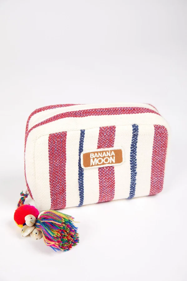 fashioniable Banana Moon Pochette Rouge à Rayures NALUK SYNAELLE 1