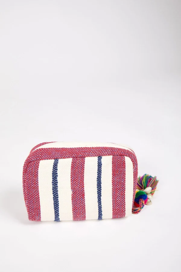 fashioniable Banana Moon Pochette Rouge à Rayures NALUK SYNAELLE 4