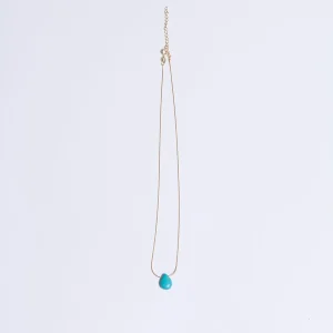 Banana Moon Collier Pierre Turquoise Naturelle Protection Stone Salty Cali® vente pas cher en ligne 10