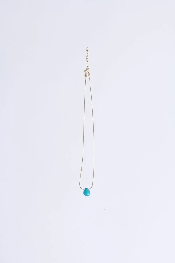 Banana Moon Collier Pierre Turquoise Naturelle Protection Stone Salty Cali® vente pas cher en ligne 4