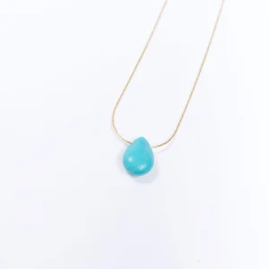 Banana Moon Collier Pierre Turquoise Naturelle Protection Stone Salty Cali® vente pas cher en ligne 8