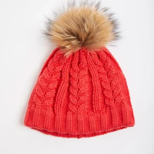 De super promotions disponibles Banana Moon Bonnet à Pompon Corail Femme DOTTO LEMONWOOD 18