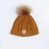 marque pas cher en ligne Banana Moon Bonnet Avec Pompon En Fourrure Marron Dotto Lemonwood 20