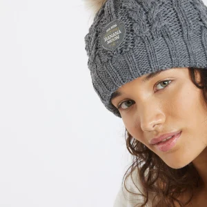 Banana Moon Bonnet à  Pompon Gris Femme DOTTO LEMONWOOD site soldes 10