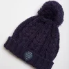Banana Moon Bonnet Torsadé Femme Marine Avec Pompon Howson Lemonwood Les achats en ligne 11
