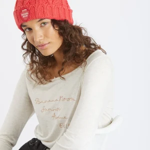 à prix d'occasion Banana Moon Bonnet Torsadé Femme Corail Avec Pompon Howson Lemonwood 10