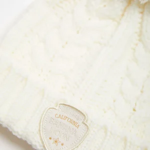 Banana Moon Bonnet Torsadé Femme écru Avec Pompon Howson Lemonwood à prix promos 7
