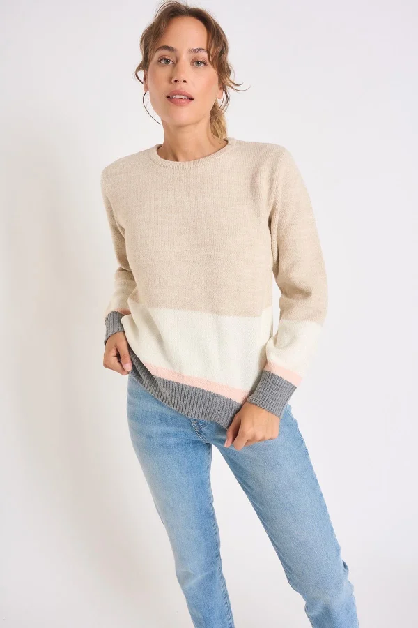 Acheter Banana Moon Pull Manches Longues Beige Sallins Austral 1