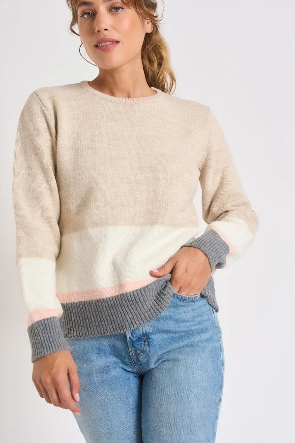 Acheter Banana Moon Pull Manches Longues Beige Sallins Austral 5