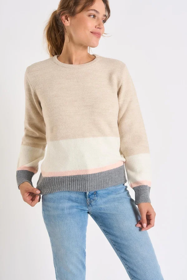 Acheter Banana Moon Pull Manches Longues Beige Sallins Austral 6