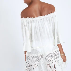 achetez pas cher Banana Moon Tunique Beachwear Dentelle écrue Dalya Spelly 18