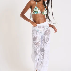 Livraison internationale Banana Moon Pantalon Beachwear Blanc Kiska Cocobeach 13