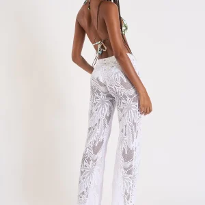 Livraison internationale Banana Moon Pantalon Beachwear Blanc Kiska Cocobeach 15