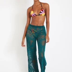 remise en ligne Banana Moon Pantalon Beachwear Vert Kiska Cocobeach 10