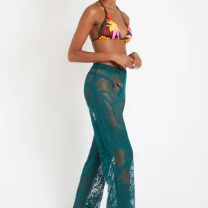 remise en ligne Banana Moon Pantalon Beachwear Vert Kiska Cocobeach 12