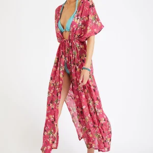 Banana Moon Kimono De Plage Imprimé Rose LUANA BUZIOSVOIL styles dernier cri 12