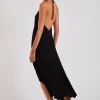 l'unique style Banana Moon Robe De Plage Longue Noire Ohara Bamia 19
