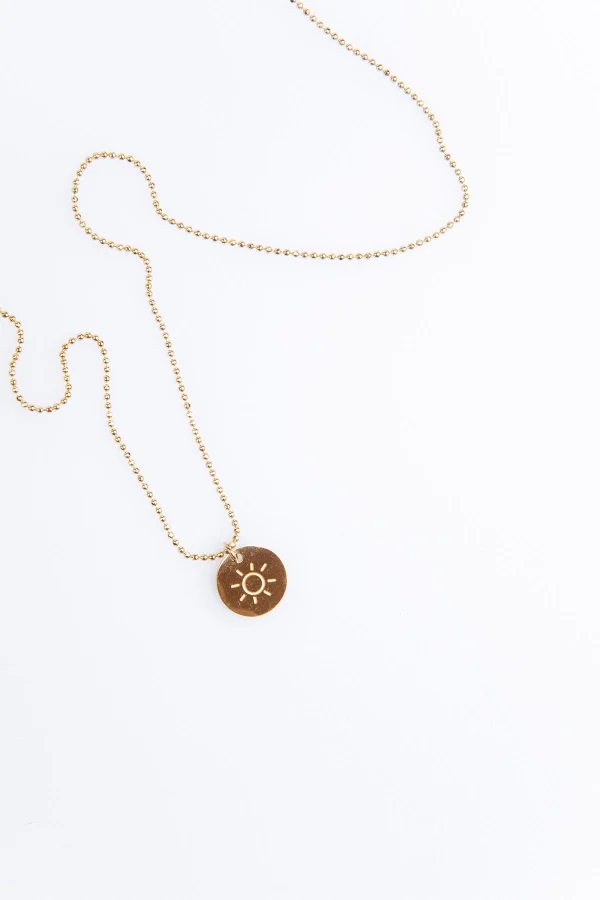 Neuve avec étiquette Banana Moon Collier Plaque Soleil Tokensun Necklace Salty Cali® 1