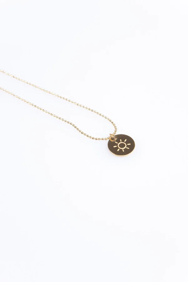 Neuve avec étiquette Banana Moon Collier Plaque Soleil Tokensun Necklace Salty Cali® 3