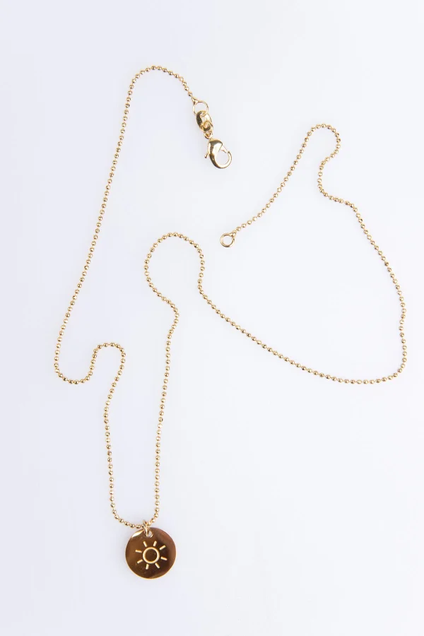 Neuve avec étiquette Banana Moon Collier Plaque Soleil Tokensun Necklace Salty Cali® 5