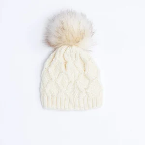 Distributeur Officiel Banana Moon Bonnet Avec Pompon écru Alina Bryan 9