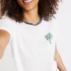 Banana Moon T-shirt écru Avec Palmier Avenue Seacoco dernières 16