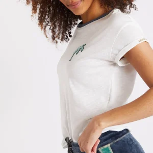 Banana Moon T-shirt écru Avec Palmier Avenue Seacoco dernières 14