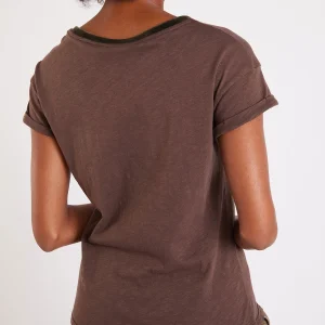 Banana Moon T-shirt Marron Avec Palmier Avenue Seacoco prix pas cher 9