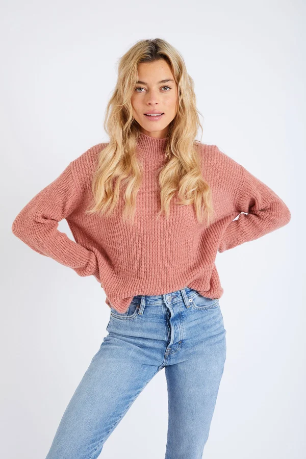 Banana Moon Pull En Maille Rose Poudré Charles Kelyan fashion pas cher 3