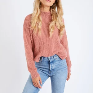 Banana Moon Pull En Maille Rose Poudré Charles Kelyan fashion pas cher 11