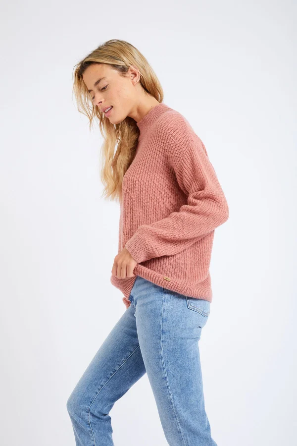 Banana Moon Pull En Maille Rose Poudré Charles Kelyan fashion pas cher 5