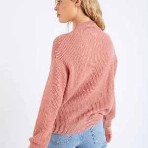 Banana Moon Pull En Maille Rose Poudré Charles Kelyan fashion pas cher 15