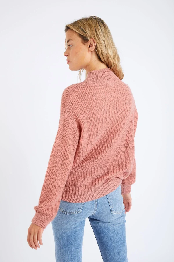 Banana Moon Pull En Maille Rose Poudré Charles Kelyan fashion pas cher 6