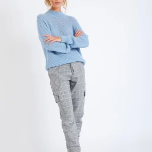Banana Moon Pull En Maille Bleu Charles Kelyan Meilleur Prix Garanti 8