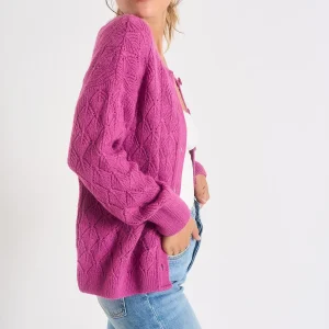 Banana Moon Cardigan Femme Violet Emile Mowy exclusivement disponibles 15