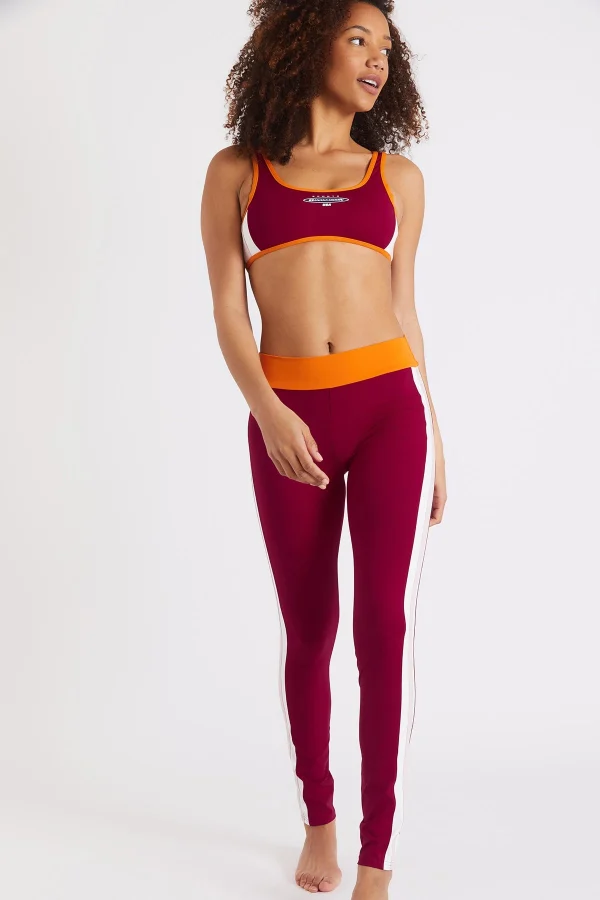 Banana Moon Legging De Sport Bordeaux Gym Sprint magasins pour 4
