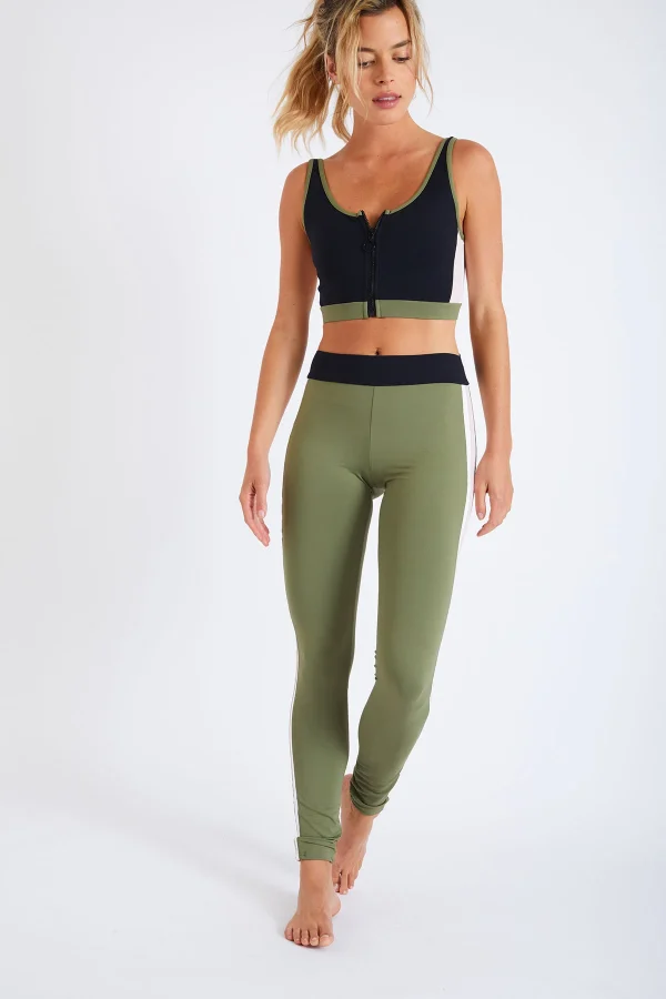 Banana Moon Legging De Sport Kaki Gym Sprint fashion pas cher 1