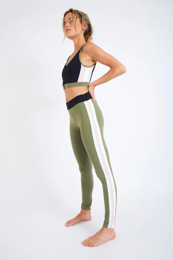 Banana Moon Legging De Sport Kaki Gym Sprint fashion pas cher 4