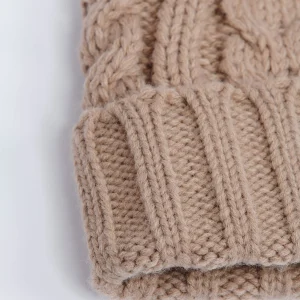 Banana Moon Bonnet Torsadé Beige Avec Pompon Howson Lemonwood en ligne vente 16