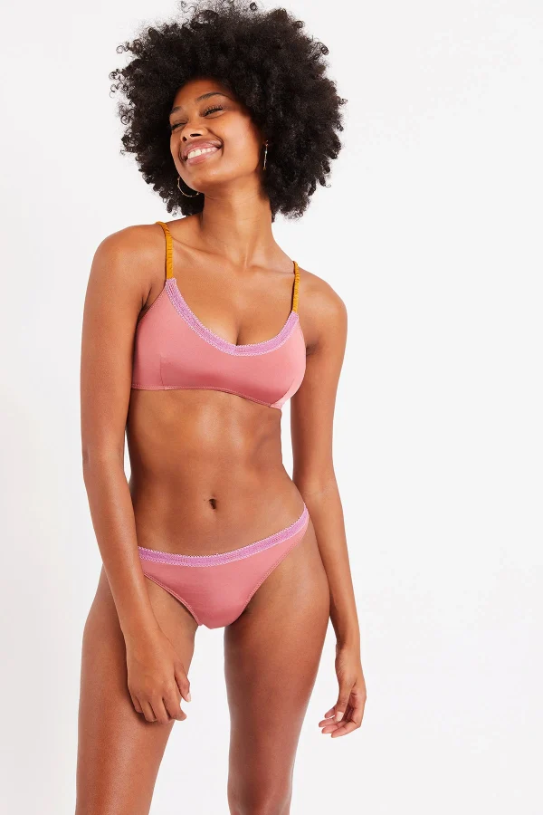 économies garanties Banana Moon Ensemble Lingerie Rose Joyful & Pretty Silky 3