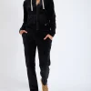 beauté Banana Moon Pantalon De Jogging Velours Noir Keenan Sealake 17