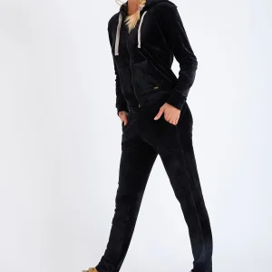 beauté Banana Moon Pantalon De Jogging Velours Noir Keenan Sealake 9