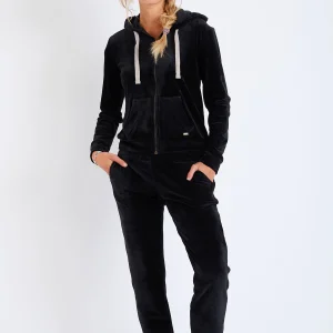 beauté Banana Moon Pantalon De Jogging Velours Noir Keenan Sealake 13