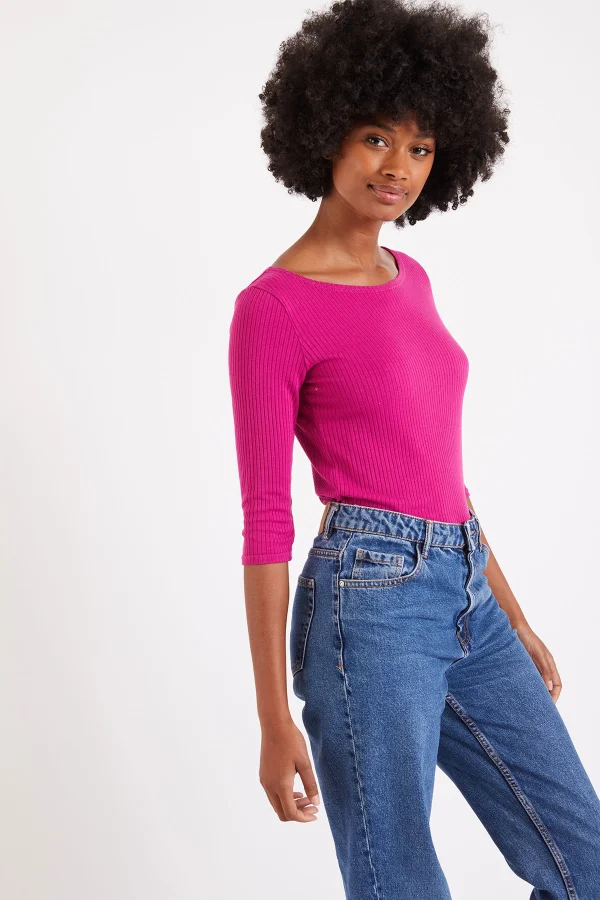 Banana Moon Top Manches Longues Violet Mara Naelia Livraison rapide 3