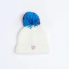 Banana Moon Bonnet écru Avec Pompon Bleu Mya Lucine Authenticité garantie 20